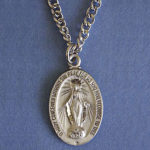 Pewter-Miraculous-Medal-with-chain