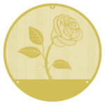 rose-plaque – 3 inch