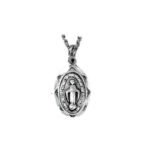 Miraculous-Medal-in-2-Finishes-Sterling-Silver-L1203MI