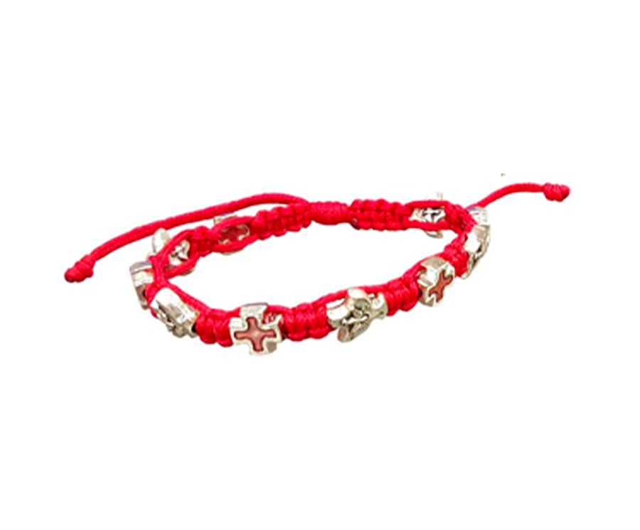 Holy Spirit Red Corded Bracelet