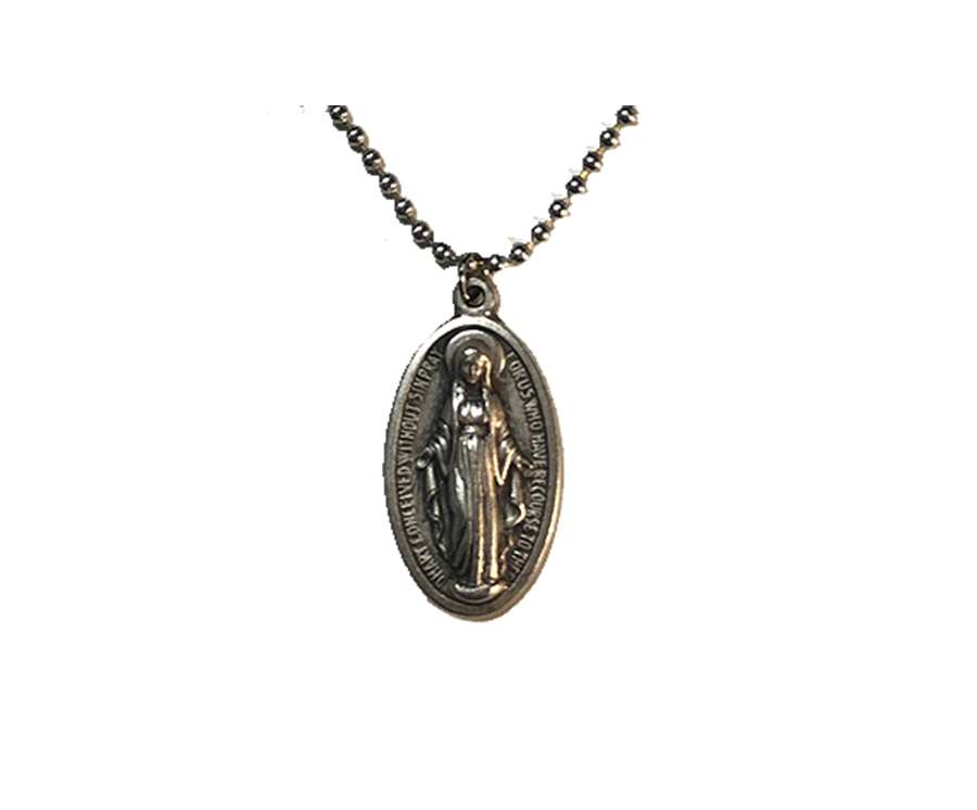Miraculous Medal Oxidized