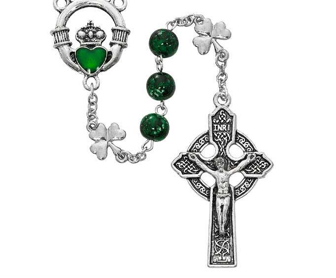 Green Shamrock Rosary