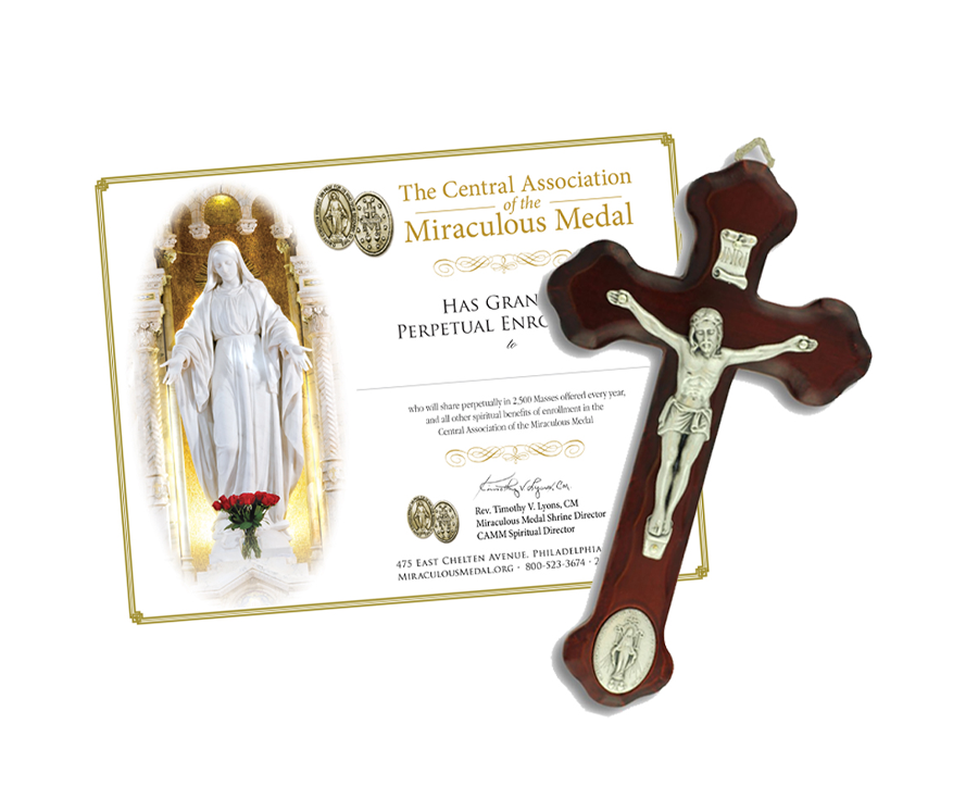 Miraculous Medal Crucifix — Catholic Sacramentals