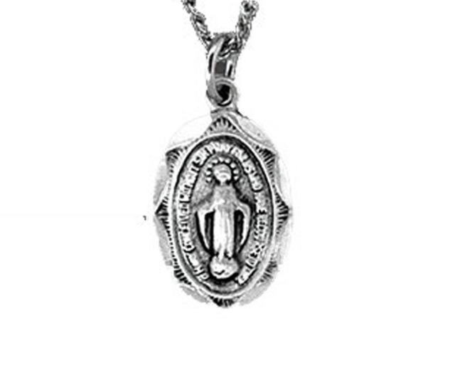 Sterling Silver Miraculous Medal The Miraculous Medal Shrine T Shop