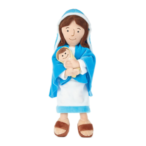 Mother Mary and Baby Jesus Plush Doll