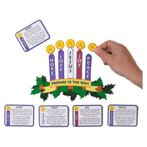 Magnetic Learning Advent Wreath Set