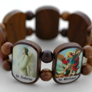 Brazilian Archangels Wood Bracelet