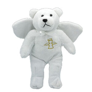 Guardian Angel Holy Bear in white