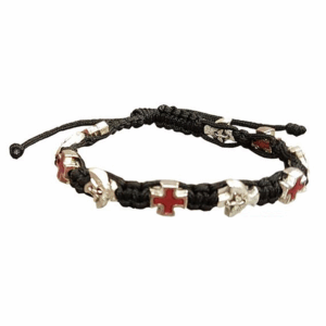 Holy Spirit Black Corded Bracelet