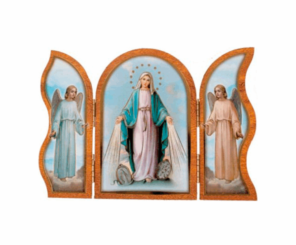 Our Lady of the Miraculous Medal Triptych Plaque - The Miraculous Medal ...