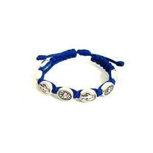 Kids Miraculous Medal Corded Bracelet
