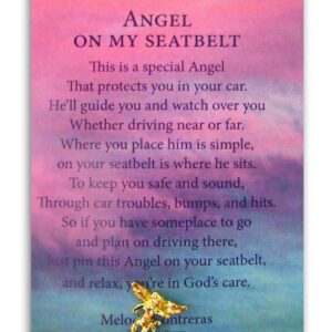 Angel on my Seatbelt Pin