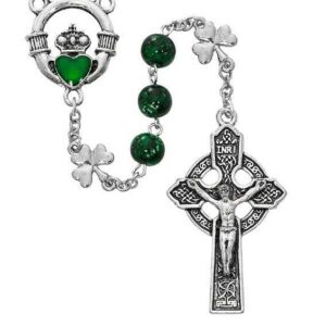 Green Shamrock Rosary