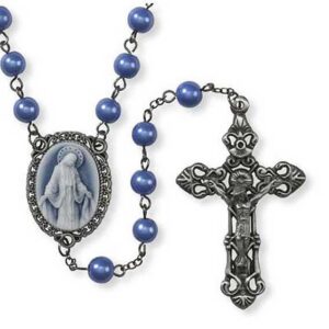 Miraculous Medal Cameo Rosary