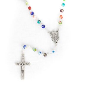 Colorful Murano Glass Bead Rosary
