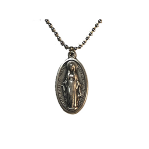 Miraculous Medal Oxidized 3rd Class Relic