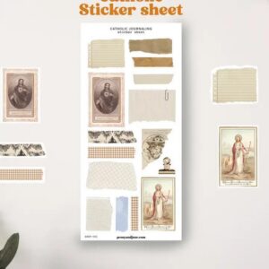 Catholic Journaling Sticker Sheet