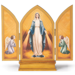 10" Our Lady of Grace Triptych
