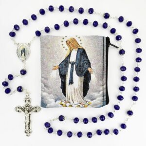 Set - Our Lady of Grace Rosary and Pouch