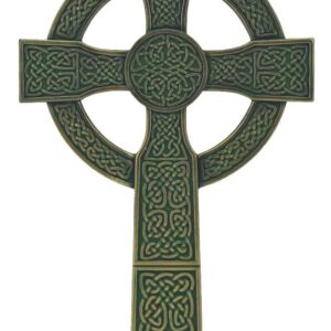 Celtic Cross Hand Painted Cold Cast Bronze