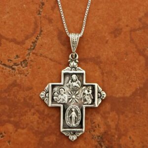 Sterling Silver Four Way Cross