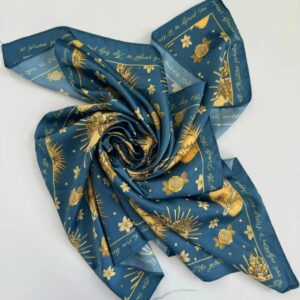 Holy Hearts Satin Scarf