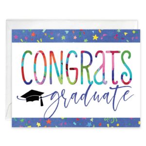 With Scripture Graduation Greeting Card - Confetti Grad