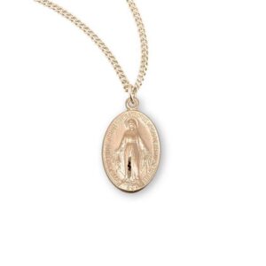 Medium Gold Over Sterling Silver Miraculous Medal