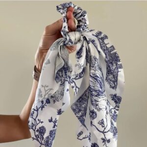 Catholic Satin Hair Scrunchie Lourdes Collection