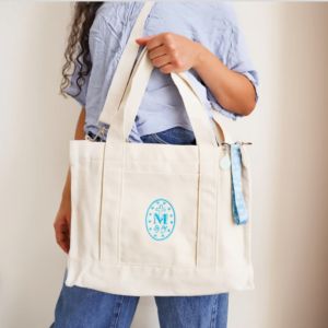 Marian Embroidered Tote Bag